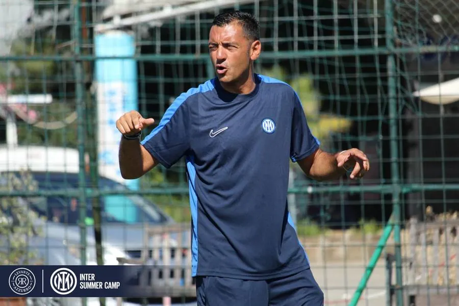 Pasquale Esposito allenatore all'Inter Summer Camp